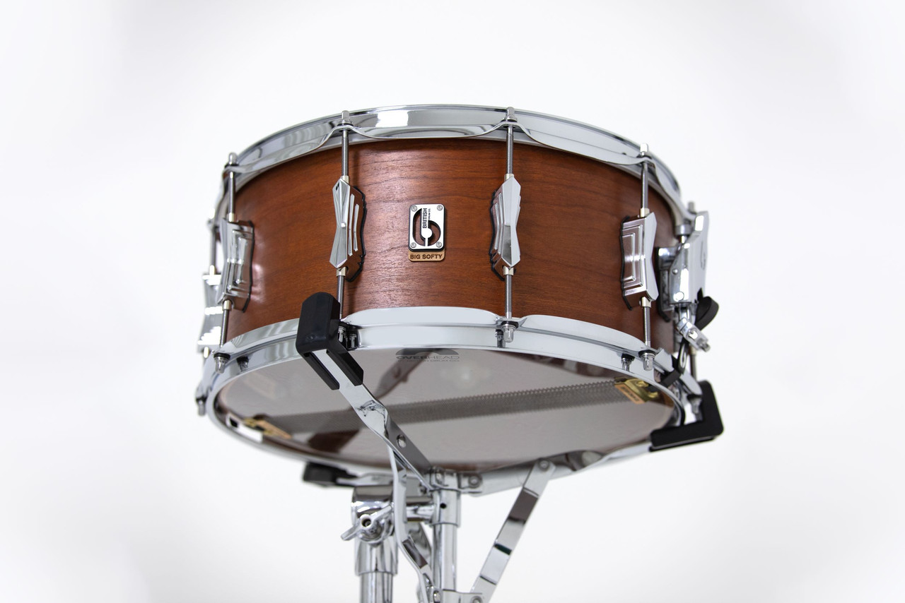 British Drum Co. BS-14-65-SN Big Softy Series Cherry and Balsa Snare 6.5" x 14" (BS-14-65-SN-U)