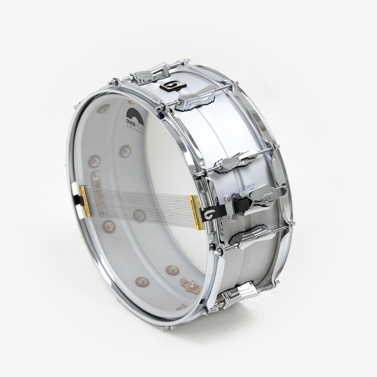 British Drum Co. AV-14-55-SN Aviator Series Aluminum Snare 5.5" x 14" (AV-14-55-SN-U)