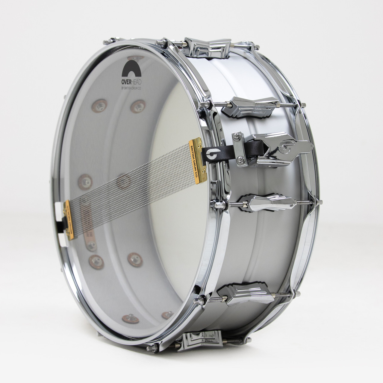 British Drum Co. AV-14-55-SN Aviator Series Aluminum Snare 5.5" x 14" (AV-14-55-SN-U)