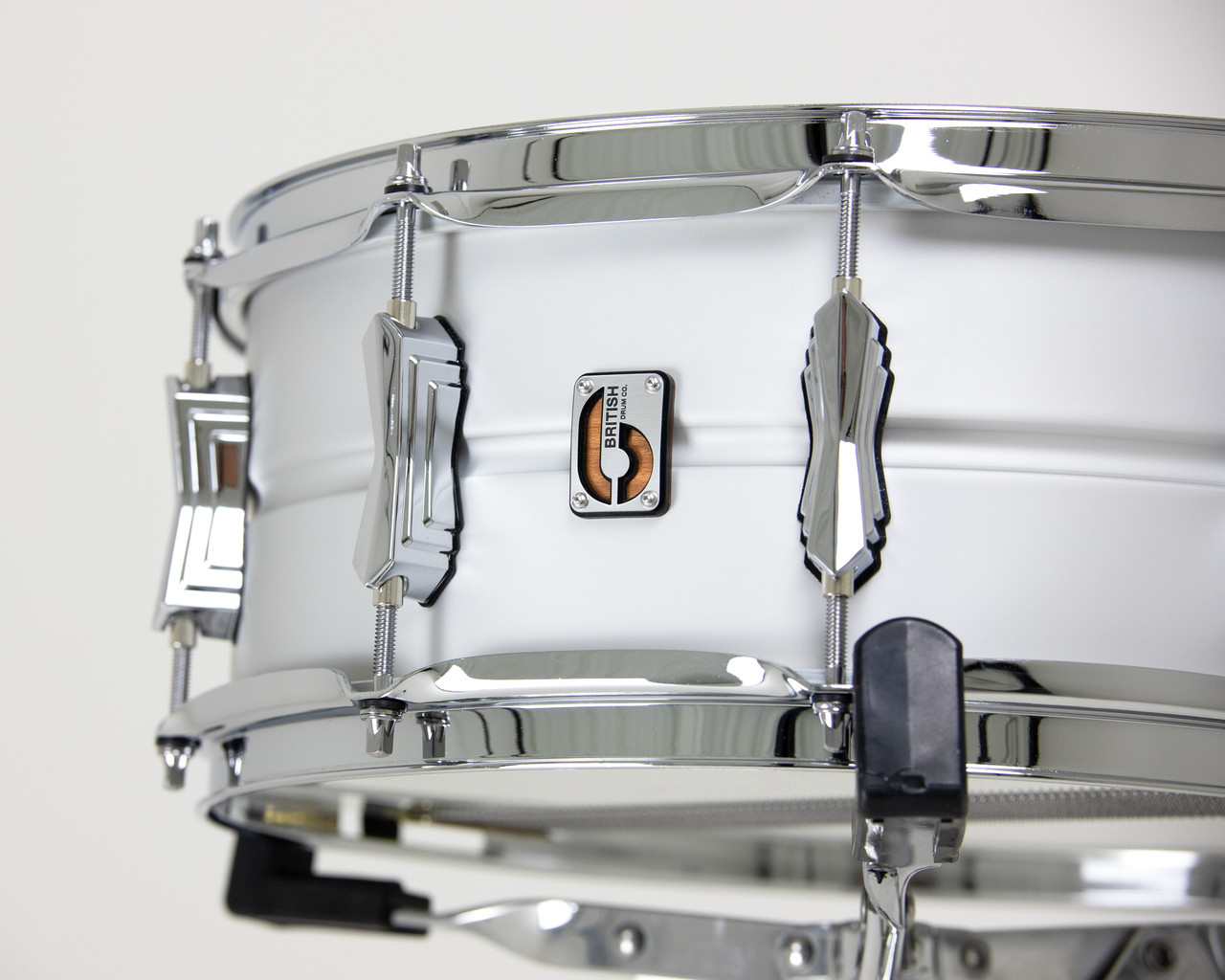 British Drum Co. AV-14-55-SN Aviator Series Aluminum Snare 5.5" x 14" (AV-14-55-SN-U) | Musician Madness