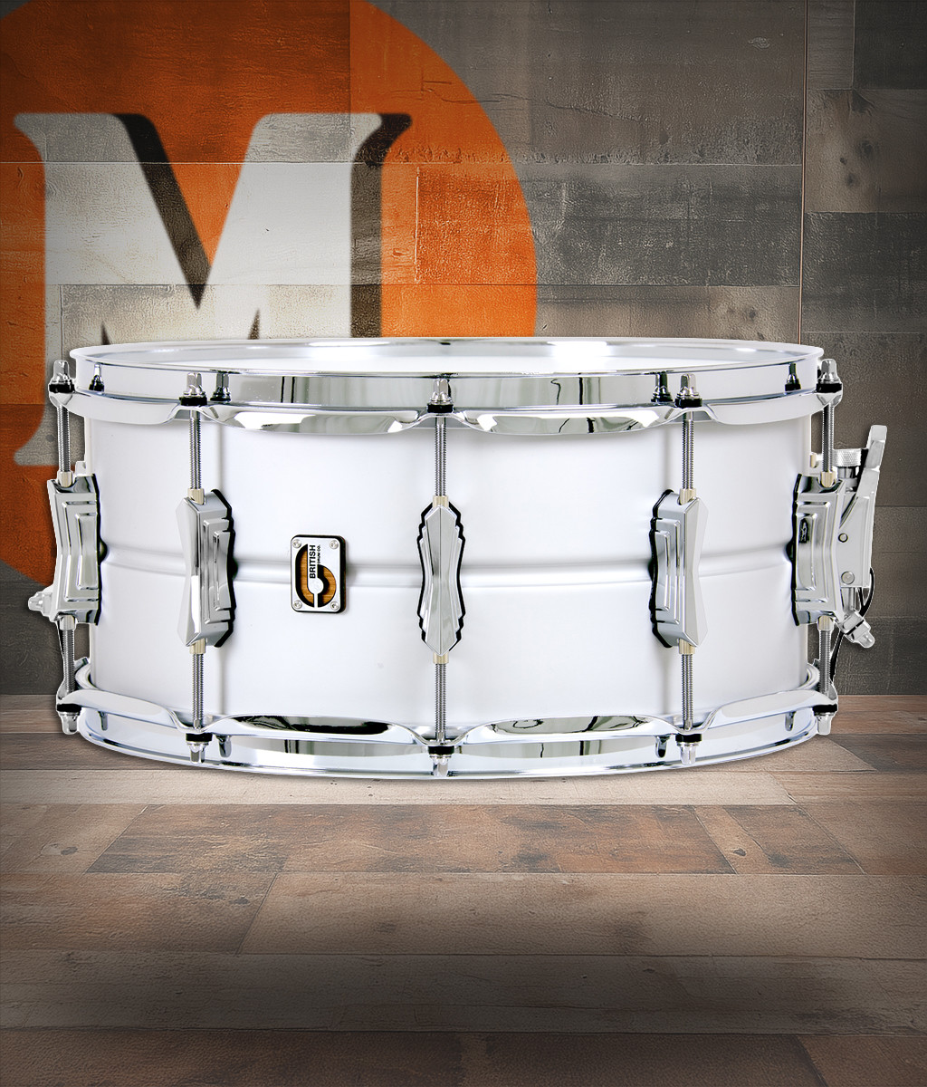 British Drum Co. AV-14-65-SN Aviator Series Aluminum Snare 6.5" x 14" (AV-14-65-SN-U)