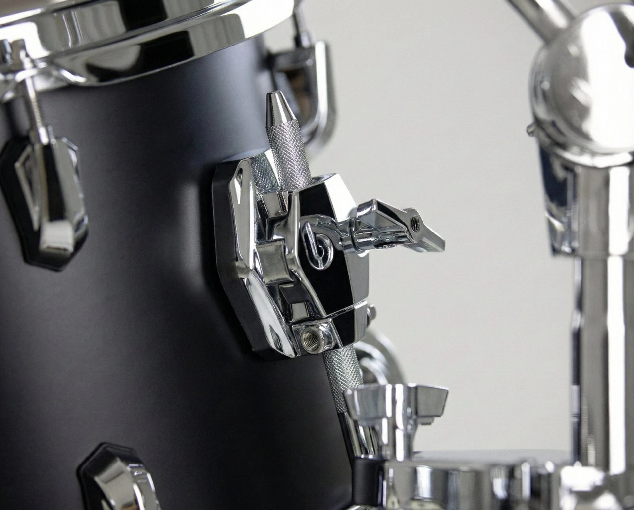 British Drum Co. ENG-22-CB-STB Enigma Series Club Kit - Satin Black (ENG-22-CB-STB-U) | Musician Madness