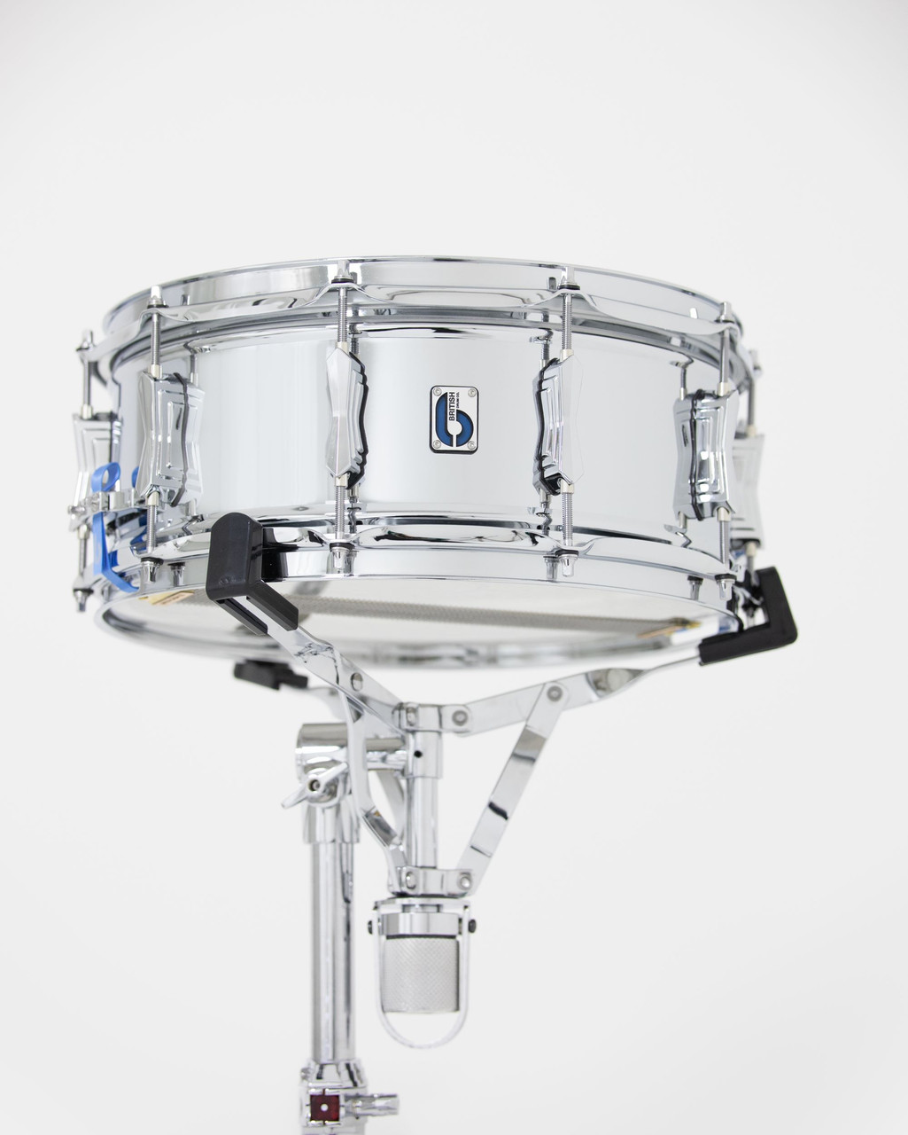 British Drum Co. BB-14-60-SN Bluebird Series Chrome Over Brass Snare. 6" x 14" (BB-14-60-SN-U)