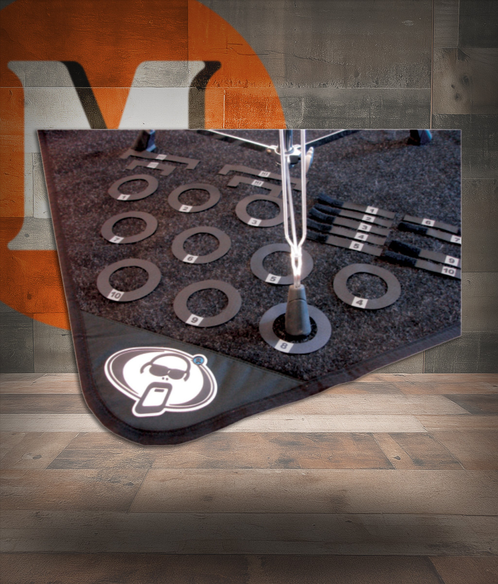 Protection Racket 9022-01 Drum Mat Rug Carpet Stage Setup Numbered Markers (9022-01-U)