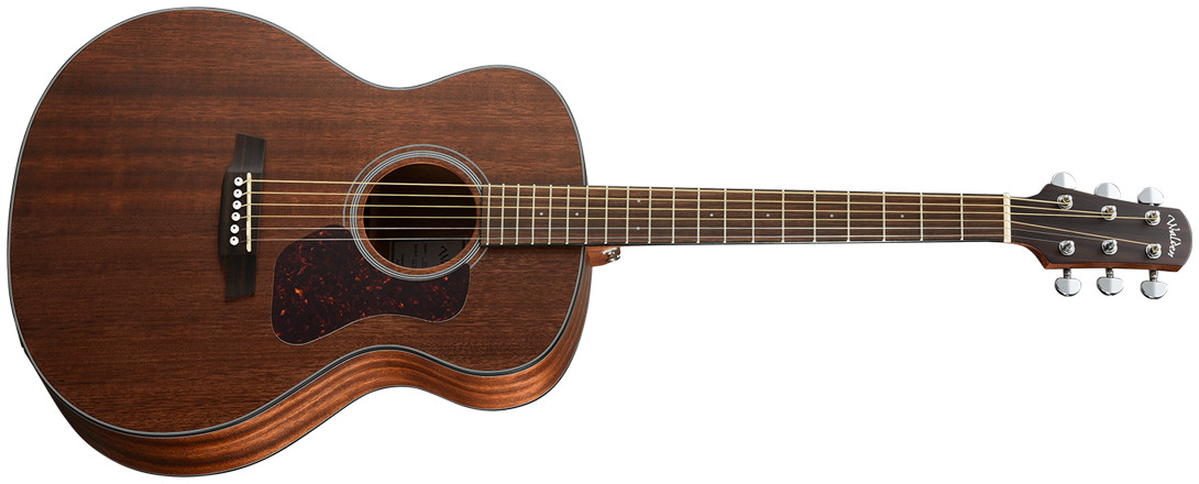 Walden G551E Natura Solid Mahogany Top Grand Auditorium Acoustic-Electric - Open Pore Satin Natural (G551E/W)
