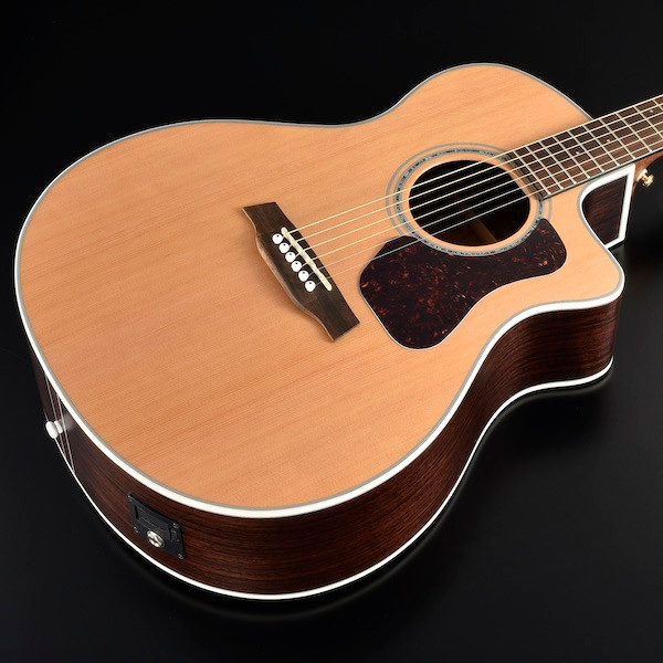 Walden G633CE Natura Solid Cedar Top/Ovangkol Grand Auditorium Acoustic Cutaway-Electric - Satin Natural (G633CE/W)