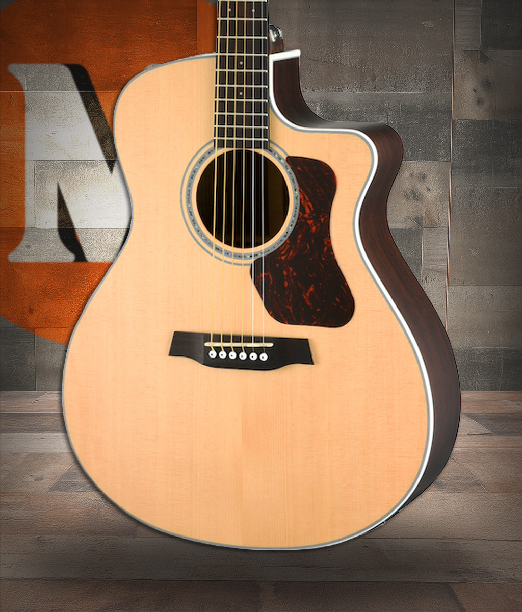 Walden G803CE Natura All-Solid Sitka/Ovangkol Grand Auditorium Acoustic Cutaway-Electric - Satin Natural (G803CE/W)