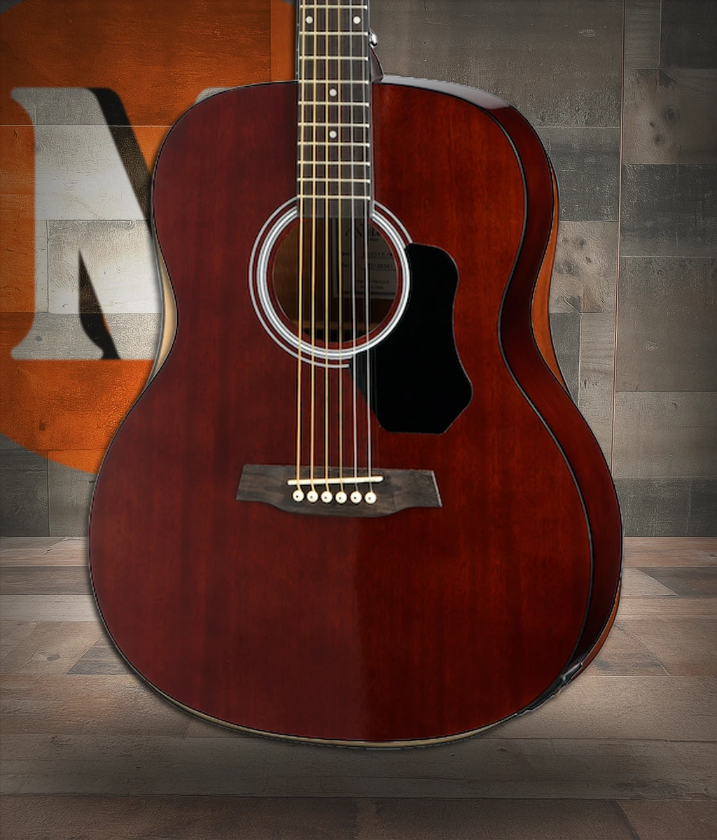 Walden O351E Standard Mahogany Top Orchestra Acoustic-Electric - Gloss Natural (O351E/W)