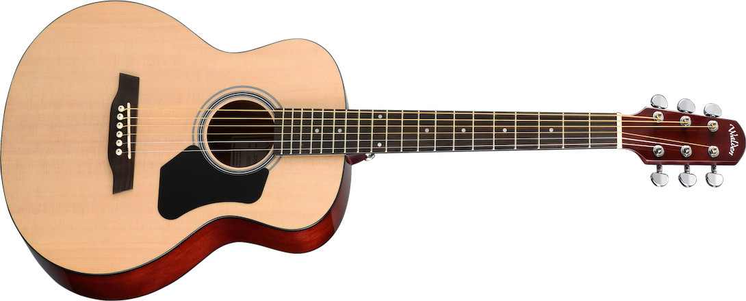 Walden T350 Standard 7/8 sized Travel Body Acoustic - Gloss Natural (T350/W) | Musician Madness