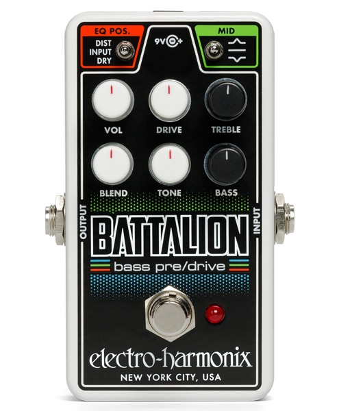 Electro-Harmonix Nano Battalion Bass Preamp & Overdrive (NANOBATT) | Musician Madness
