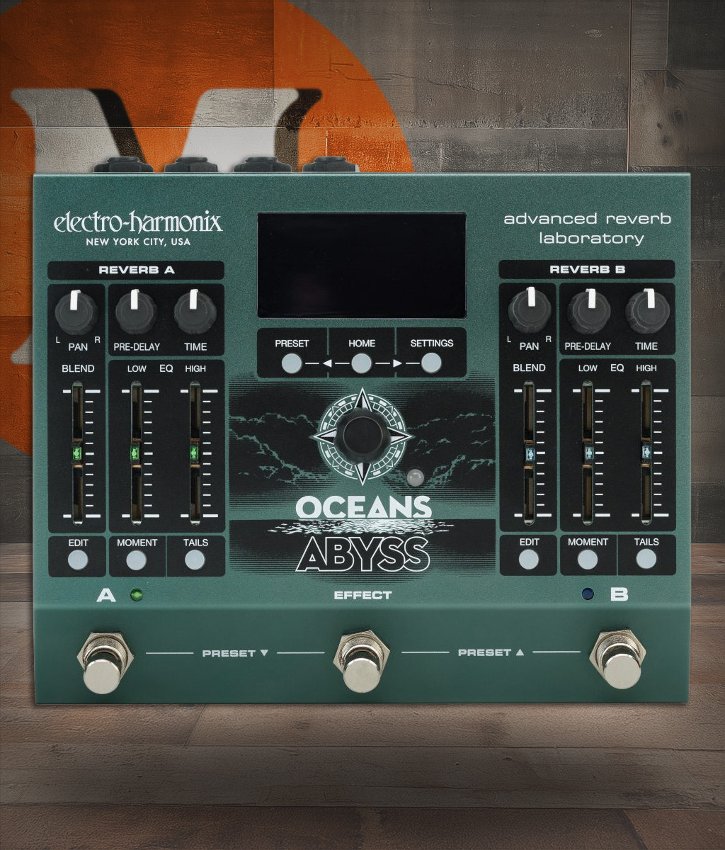 Electro-Harmonix Oceans Abyss Advanced Reverb Laboratory (OCEANS ABYSS)