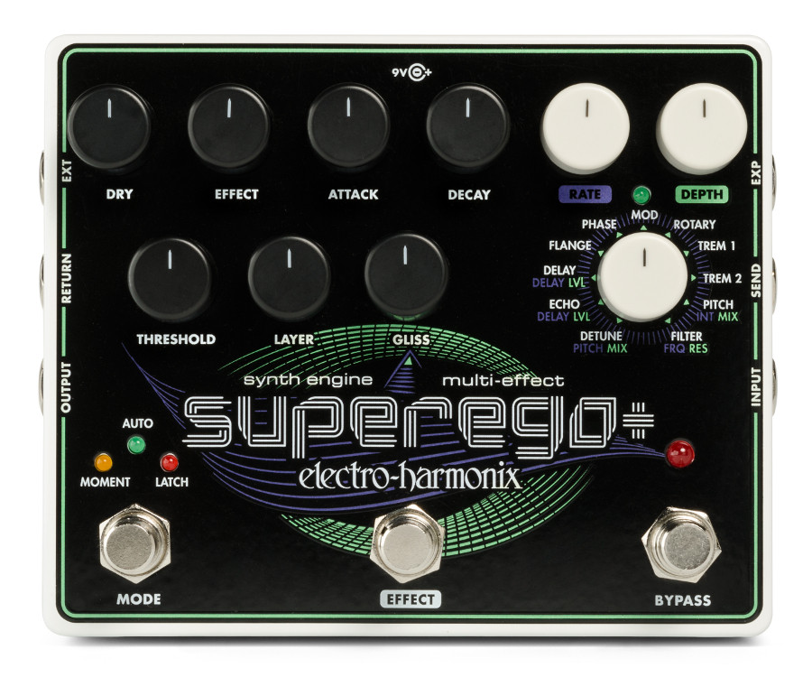 Electro-Harmonix Superego+ Synth Engine / Multi Effect (SEGO PLUS)
