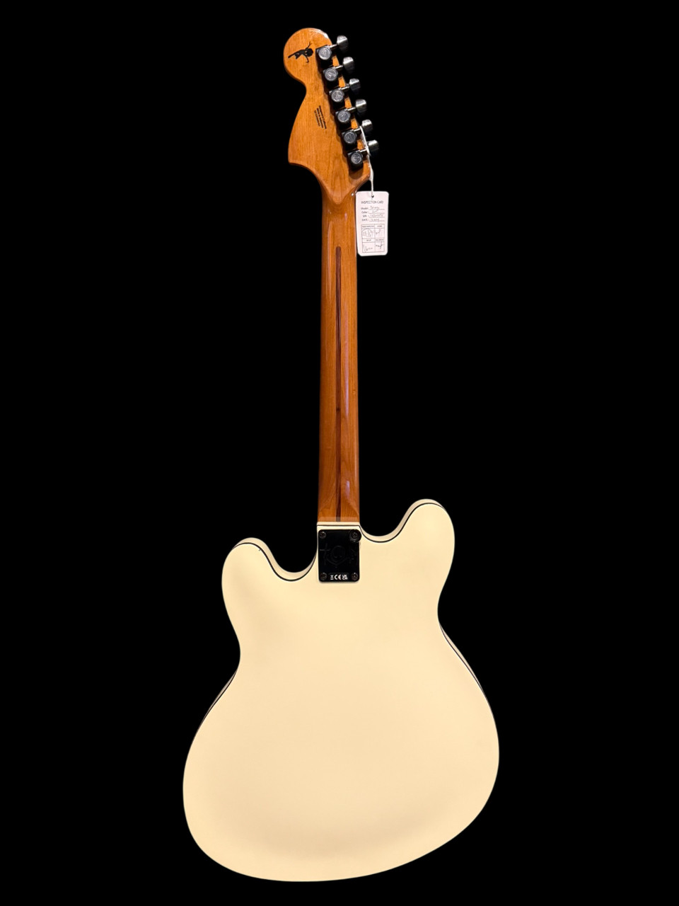 fender, tom delonge starcaster, starcaster electric guitar, olympic white guitar, offset electric guitar, punk rock guitar, signature electric guitar, musician madness