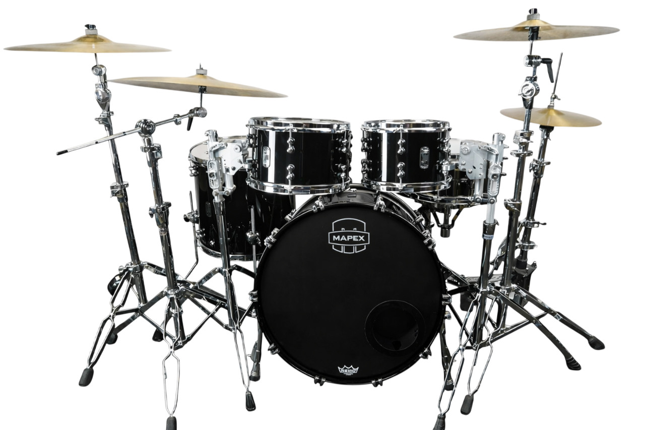 Mapex Black Panther Design Lab Versatus 22,10,12,14,16 - Piano Black (BPDLV628XPB)