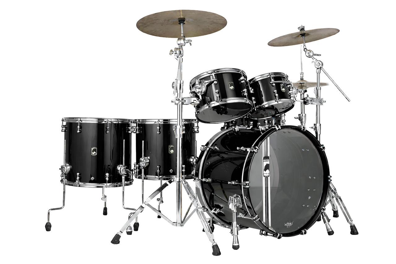 Mapex Black Panther Design Lab Versatus 22,10,12,14,16,18 - Piano Black (BPDLV728XPB)