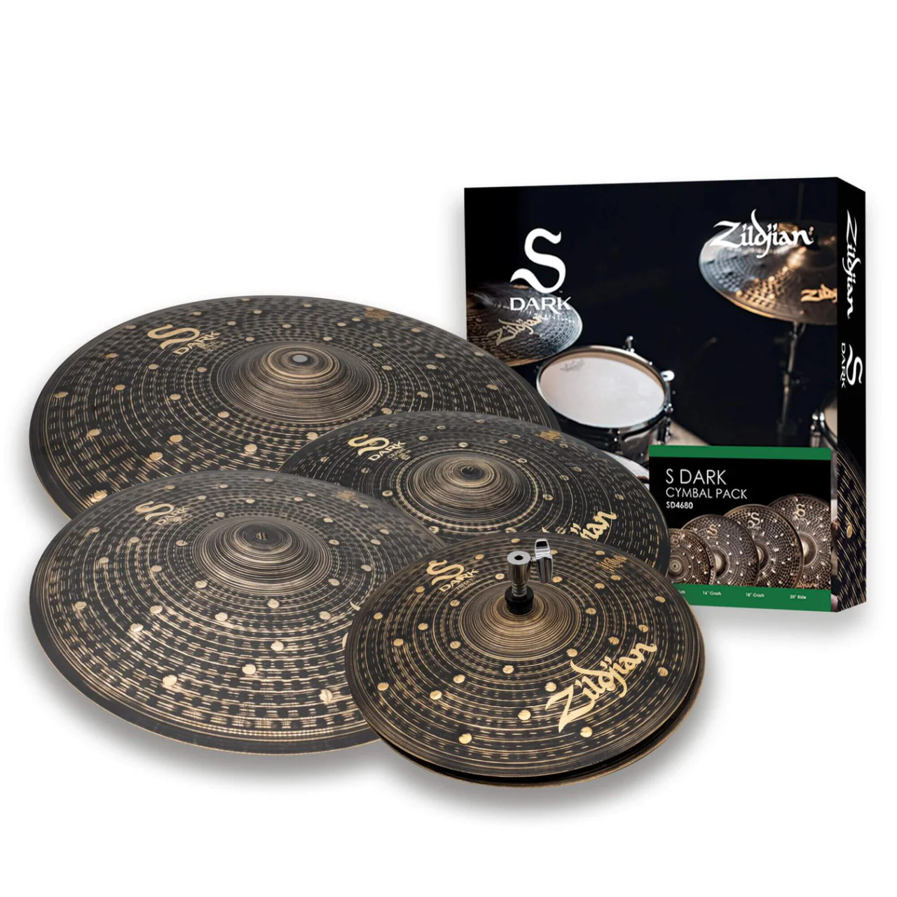 Zildjian S Dark Cymbal Pack (SD4680)