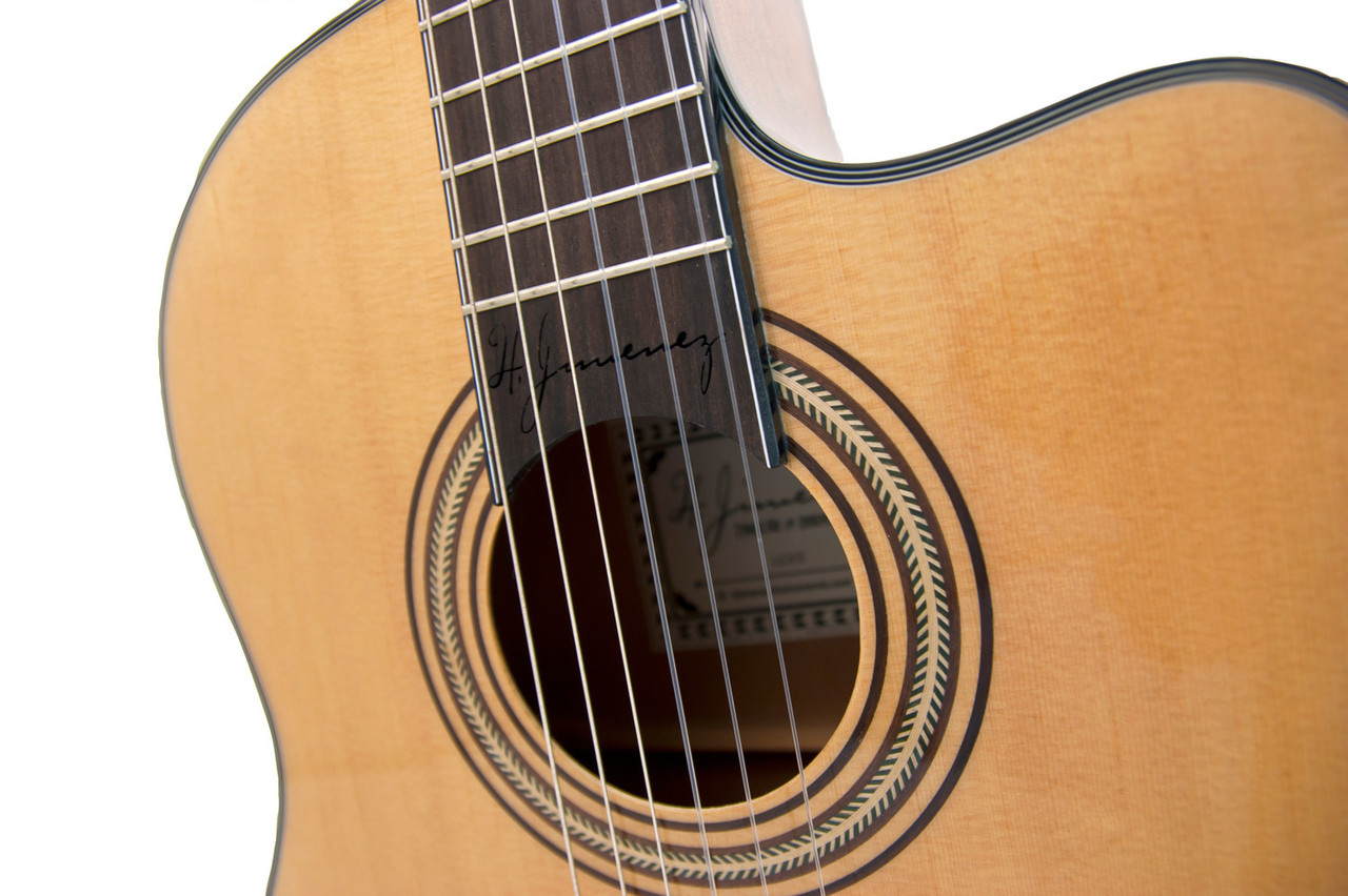 H. Jimenez Nylon String Guitar Electric Cutaway w/ Gig Bag (LG3CE) | Musician Madness