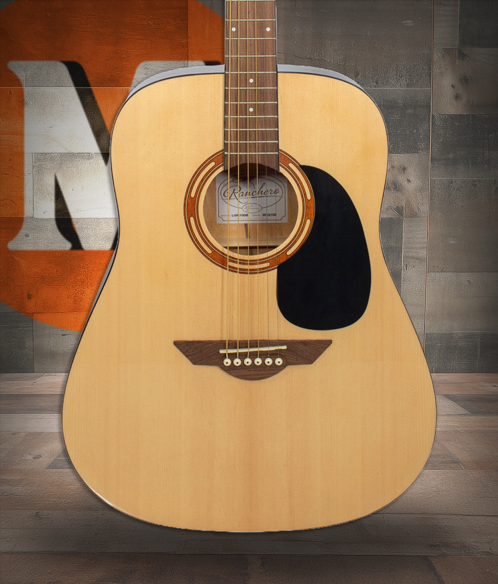 H. Jimenez Full Size Steel String Guitar w/ Gig Bag   (LGR100S) | Musician Madness