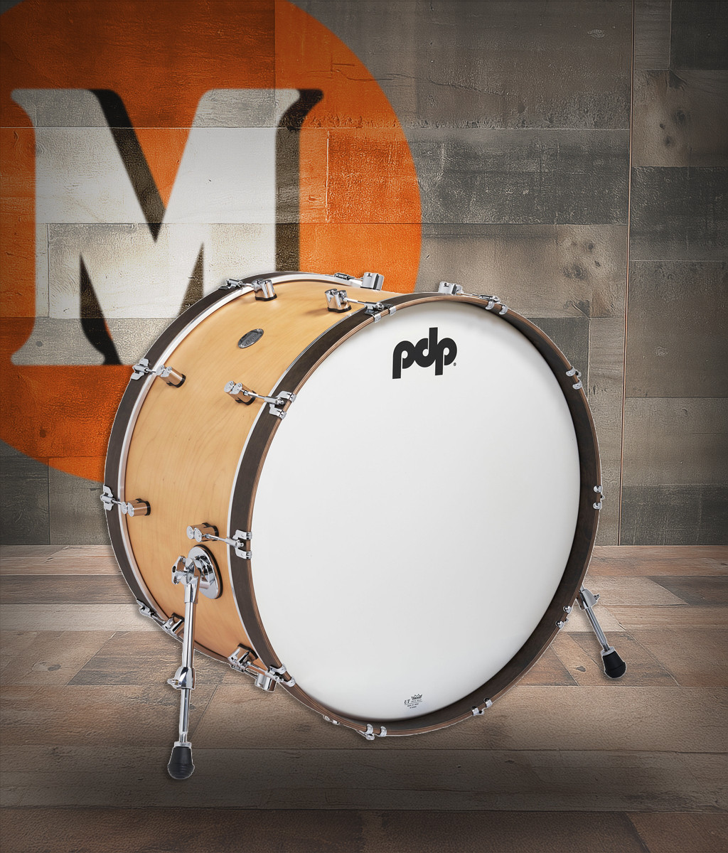PDP Classic 14X26 Kick - Natural/Walnut Hoops (PDCC1426KKNW) | Musician Madness