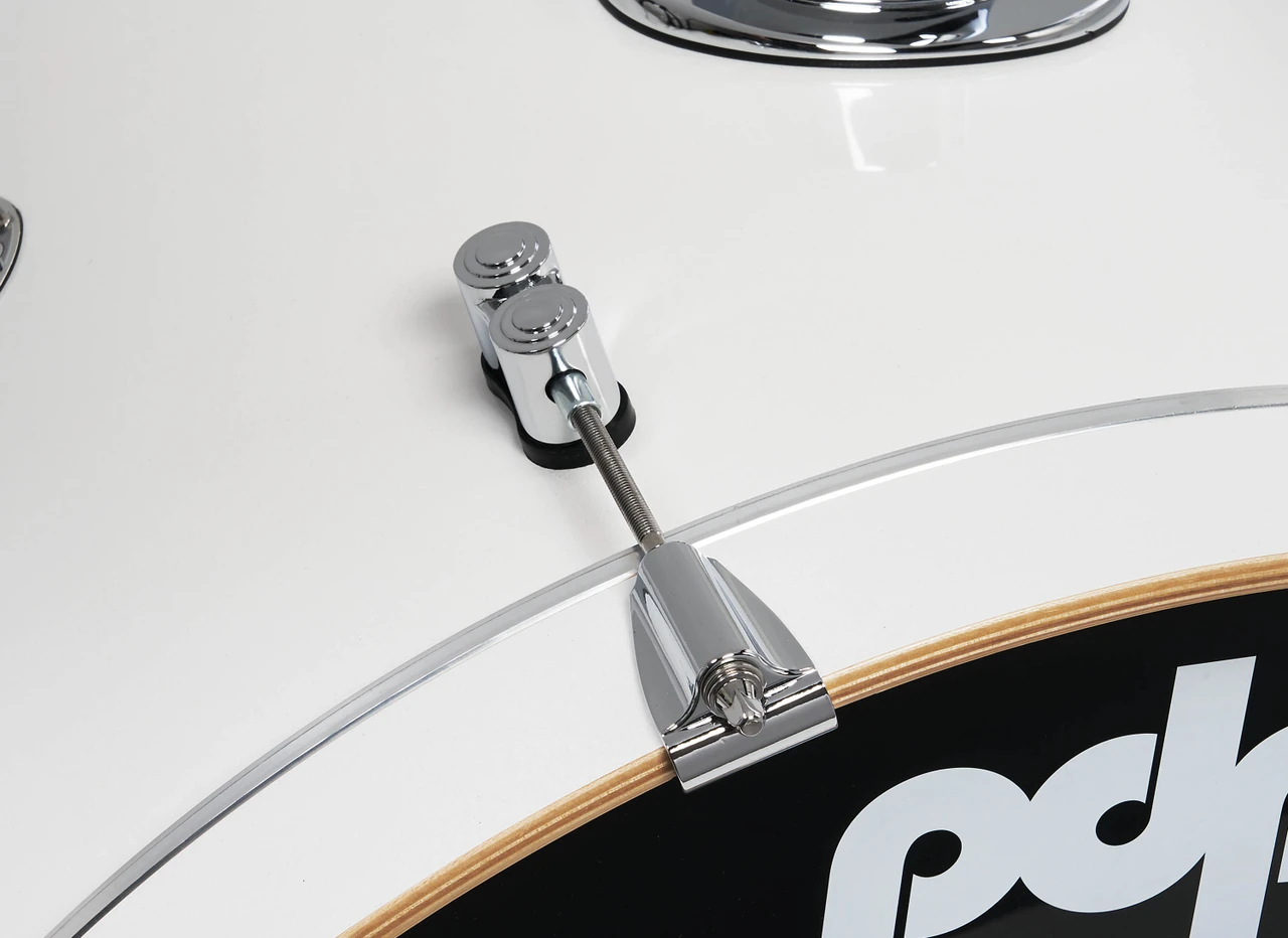 PDP Concept Maple - Pearlescent White Chrome Hardware Bop (PDCM18BPPW) | Musician Madness