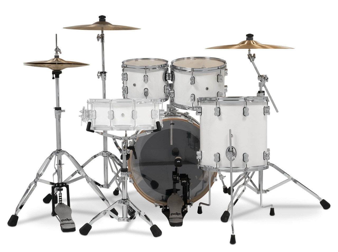 PDP Concept Maple Pearlescent White Chrome Hardware (PDCM20FNPW) | Musician Madness
