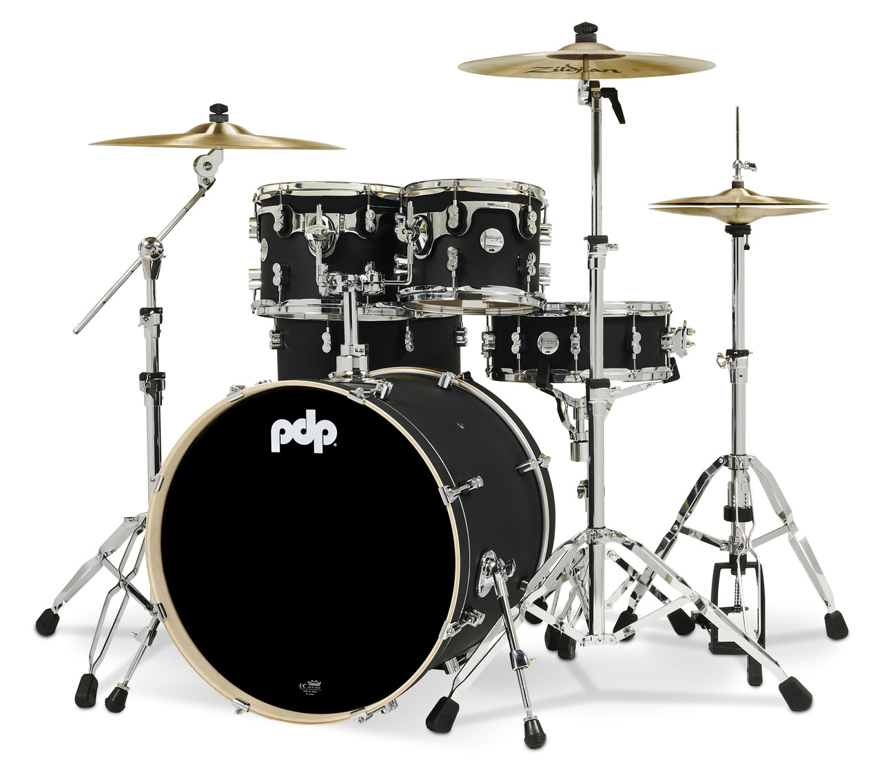 PDP Concept Maple - Satin Black Chrome Hardware 5 Pc (PDCM2215BK) | Musician Madness