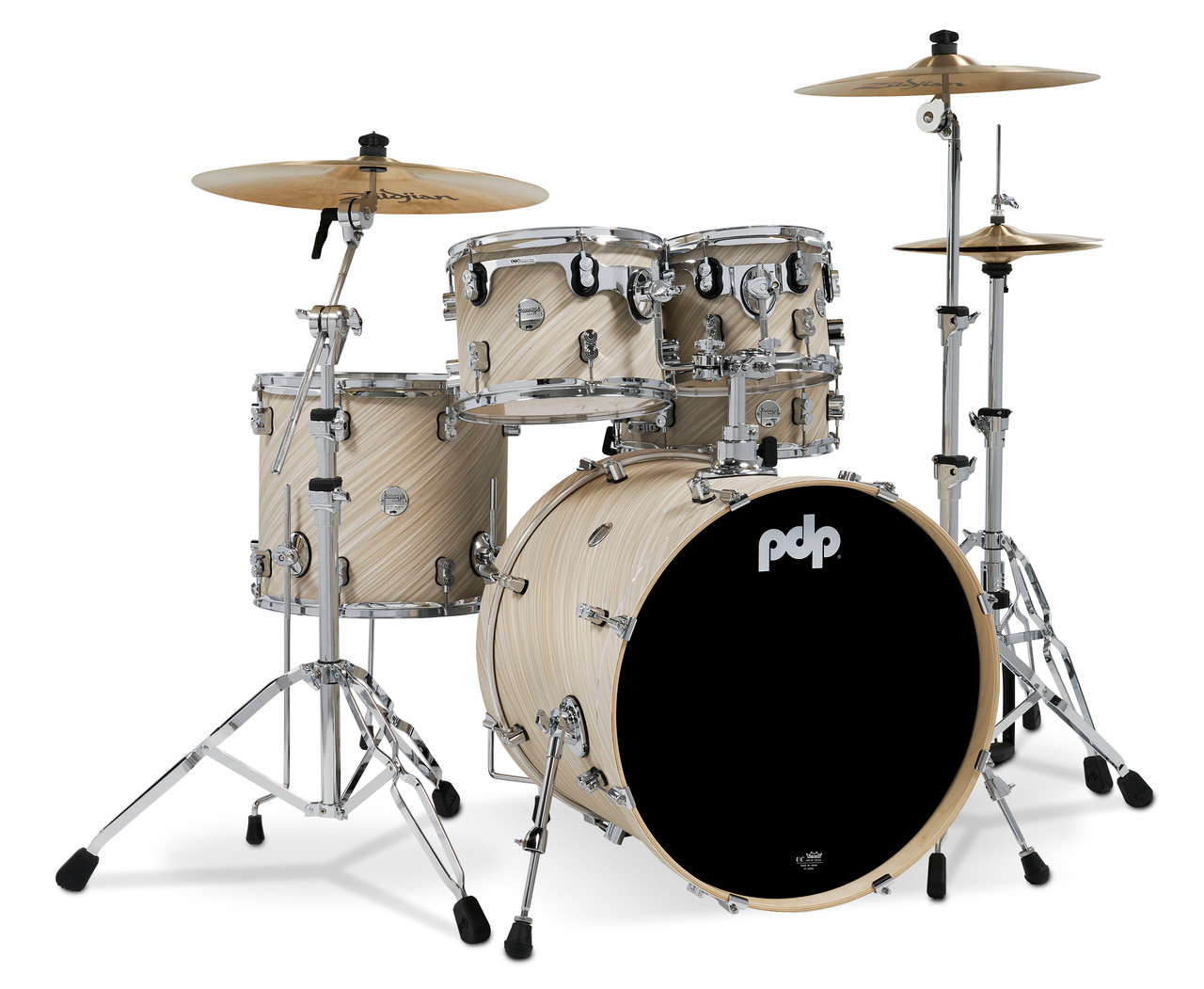 PDP Concept Maple - Twisted Ivory Chrome Hardware 5 Pc (PDCM2215TI) | Musician Madness
