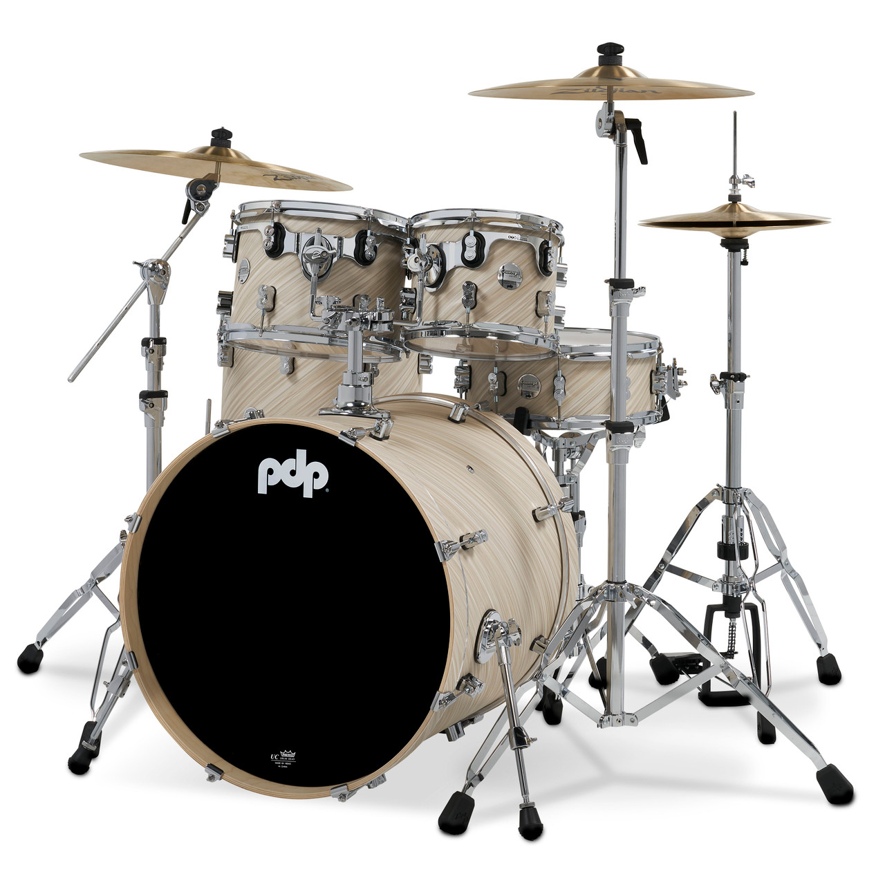 PDP Concept Maple - Twisted Ivory Chrome Hardware 5 Pc (PDCM2215TI) | Musician Madness