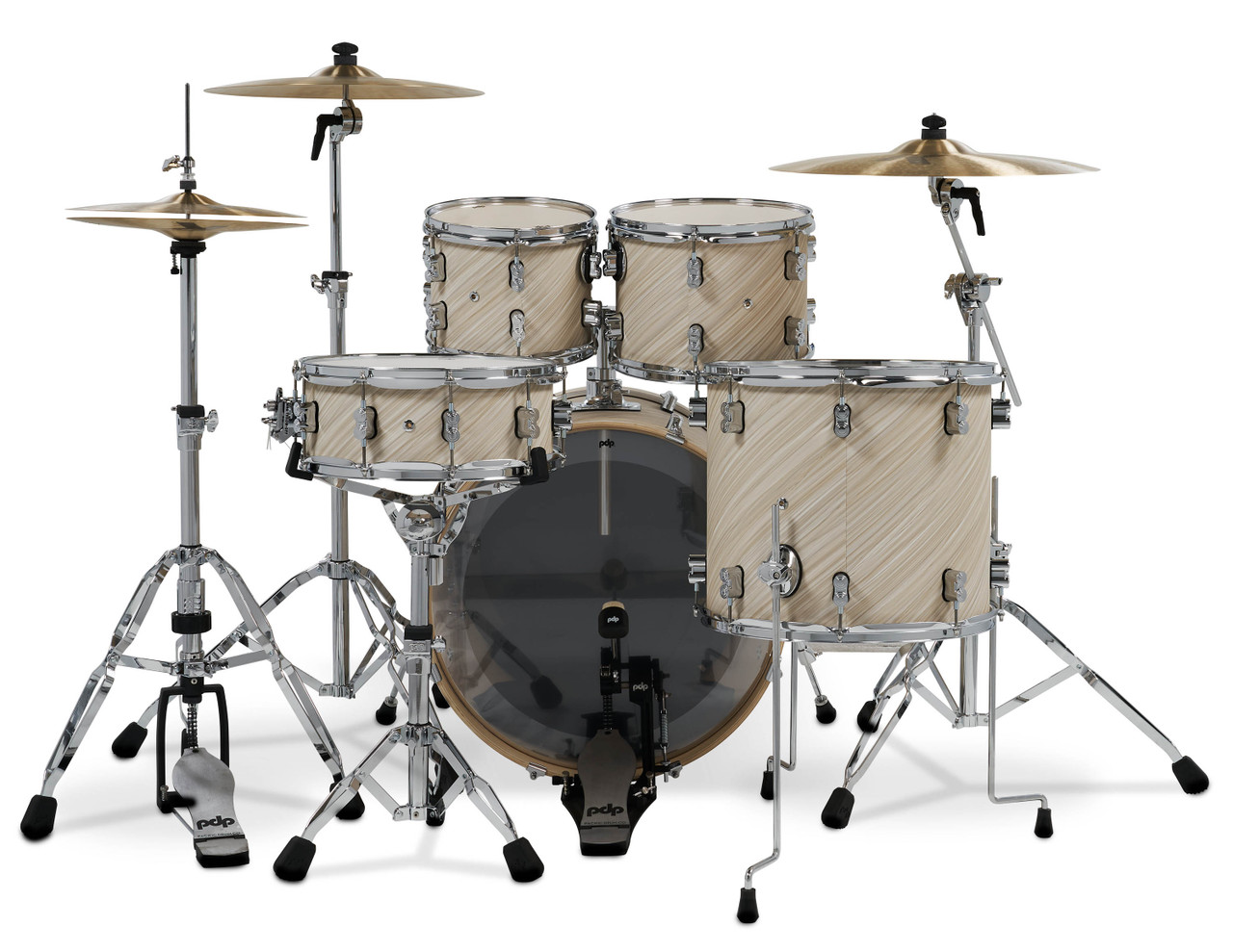 PDP Concept Maple - Twisted Ivory Chrome Hardware 5 Pc (PDCM2215TI) | Musician Madness