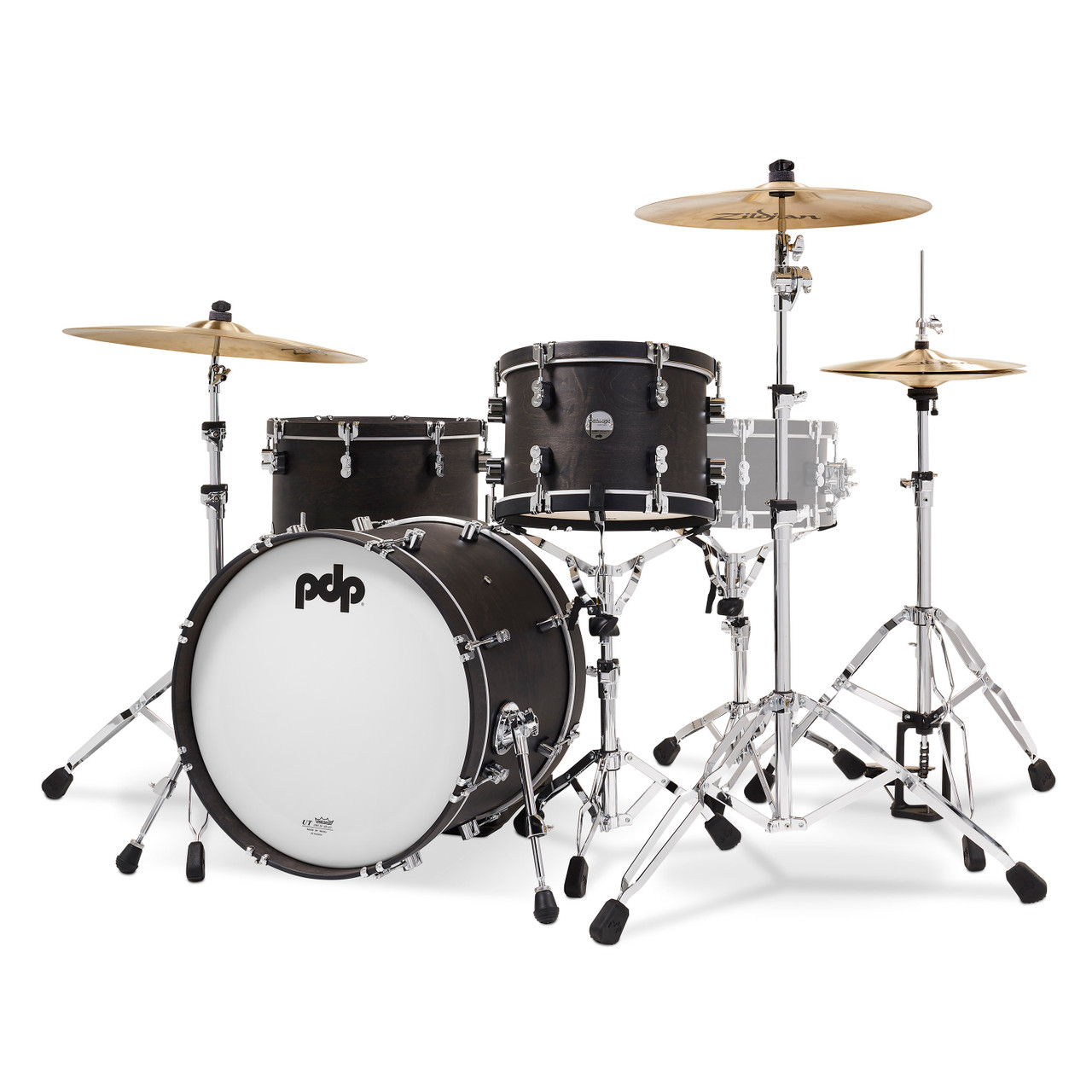 PDP Classic Kit 20" Kick Ebony/Ebony Hoops (PDCC2013EE) | Musician Madness
