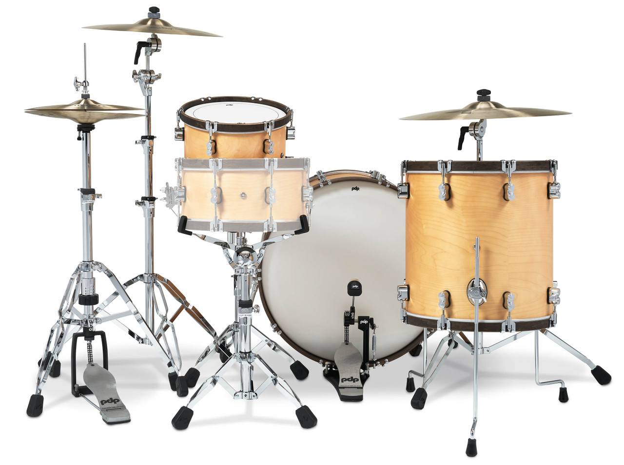 PDP Classic Kit 24" Kick - Natural/Walnut Hoop (PDCC2413NW) | Musician Madness