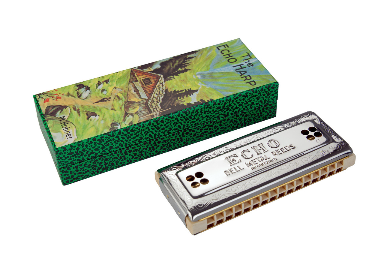 Hohner Hohner Echo 54 Harmonica (32 Hole Tremolo); Key Of C/G (54-C/G) | Musician Madness
