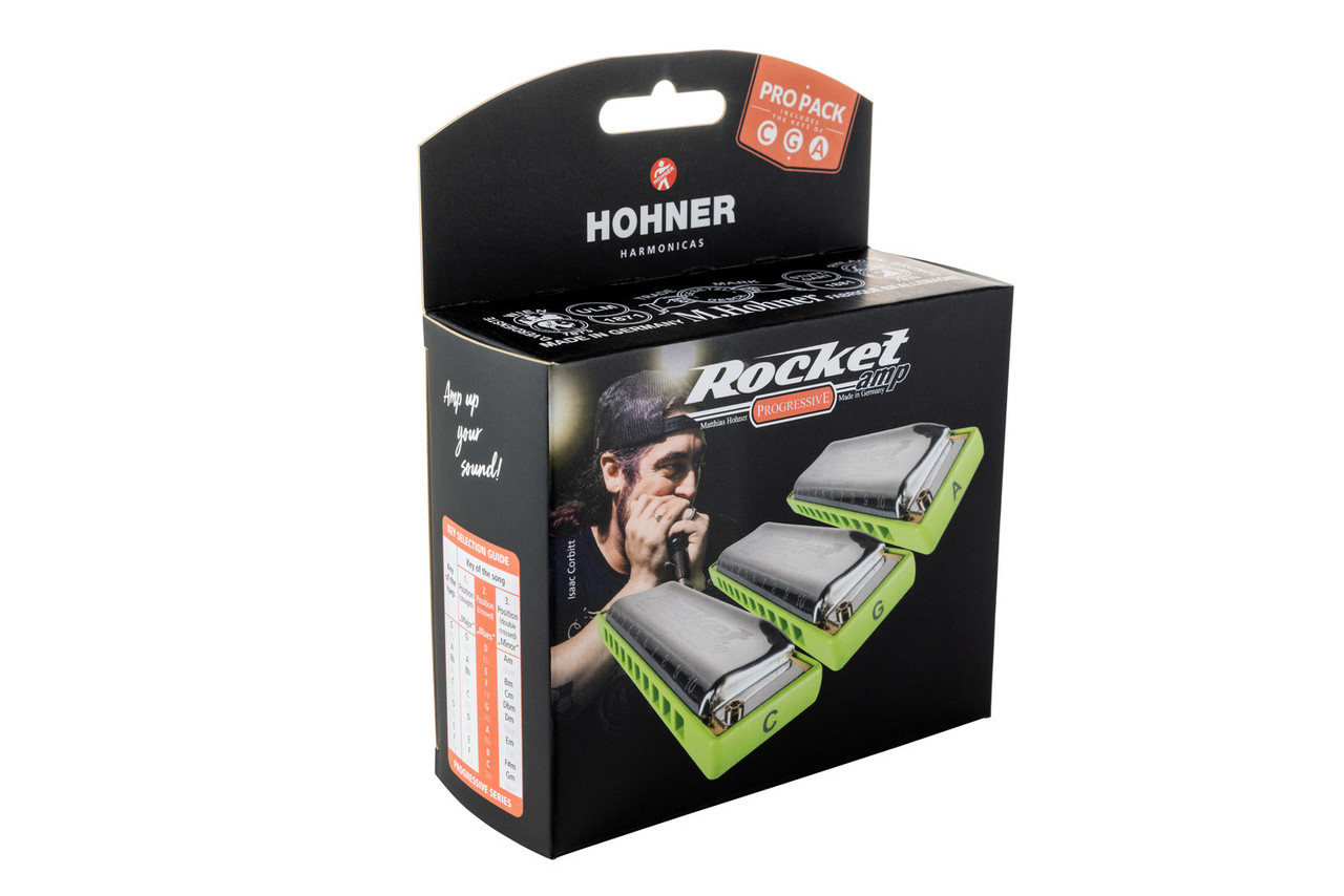 Hohner Rocket Amp 3-Pack C,G,A-Major (ROCKA-3PK)