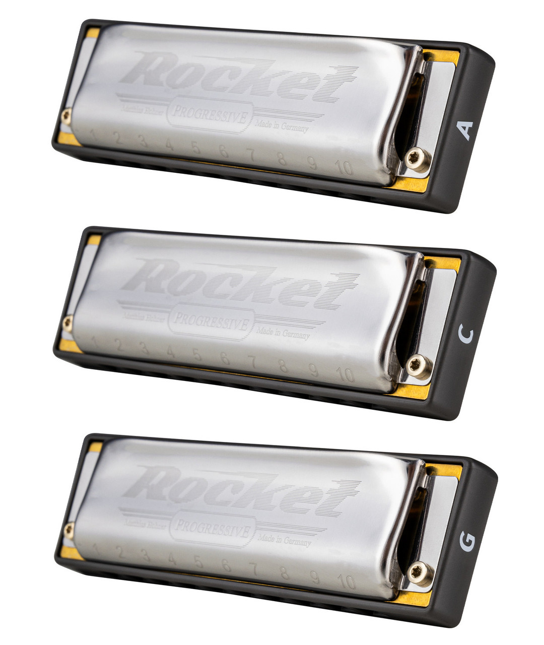 Hohner Rocket 3-Pack - Keys CGA-Major (ROCKT-3PK) | Musician Madness