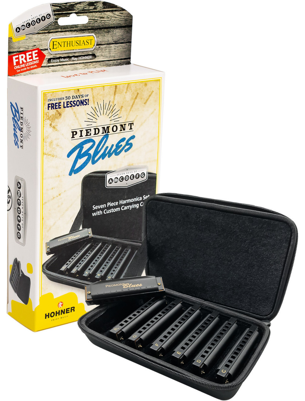 Hohner Piedmont Blues Harp (PBH7) | Musician Madness
