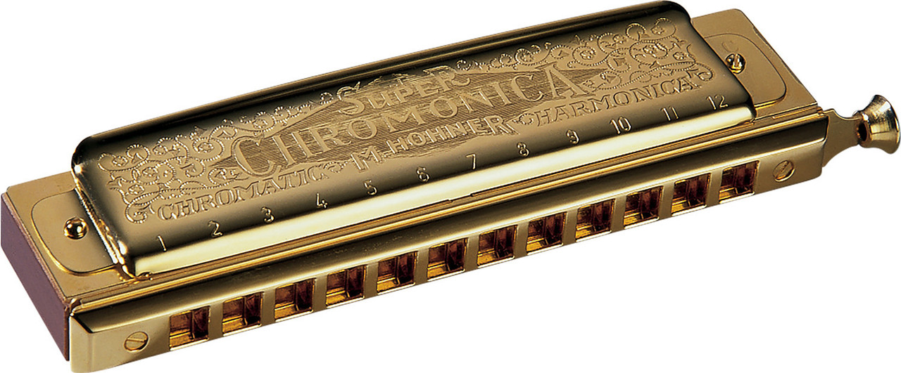 Hohner Super Chromonica Gold Key Of C (270GOLD) | Musician Madness