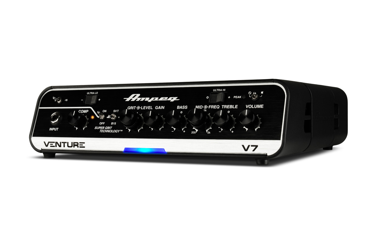 Ampeg VENTURE-V7 Venture Bass 700 Watt Bass Amplifier Head (VENTURE-V7-U) | Musician Madness