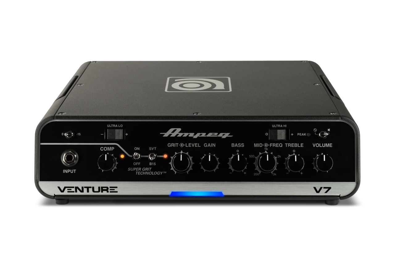 Ampeg VENTURE-V7 Venture Bass 700 Watt Bass Amplifier Head (VENTURE-V7-U) | Musician Madness