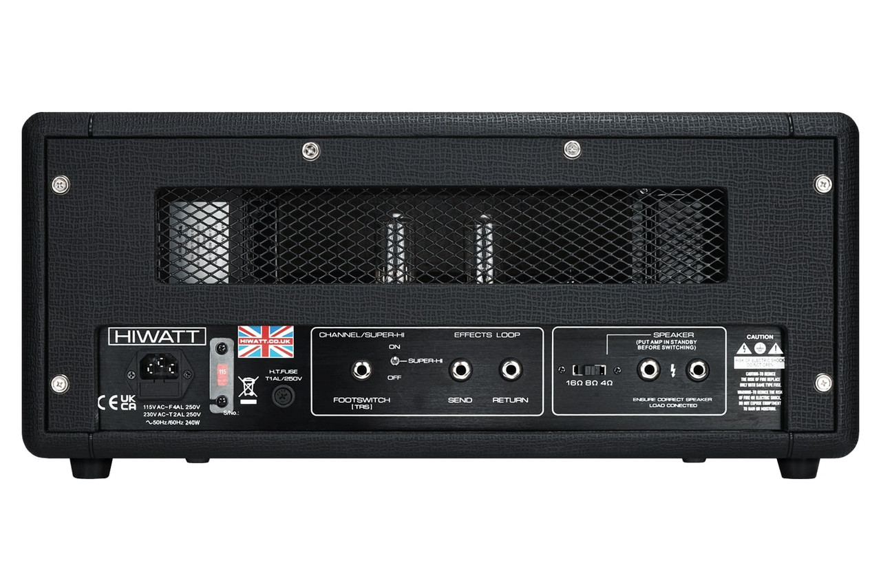 Hiwatt SUPER-HI 33 Head - 30W 2-Channel Amp w/ Extreme Gain (SUPERHI33H-U)