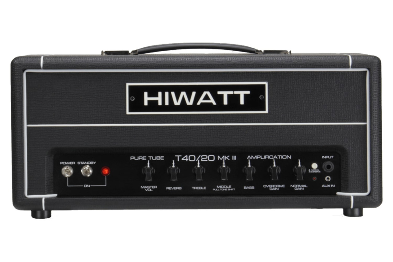 Hiwatt TB40/20 Head - 40/20W 2-Channel Amp w/ Spring Reverb (TB4020H-U) | Musician Madness