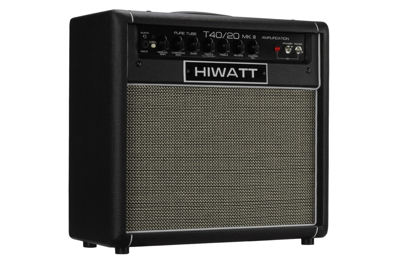 Hiwatt TB40/20 1x12 Combo - 40/20W 2-Channel Combo w/ Spring Reverb (TB4020C-U)