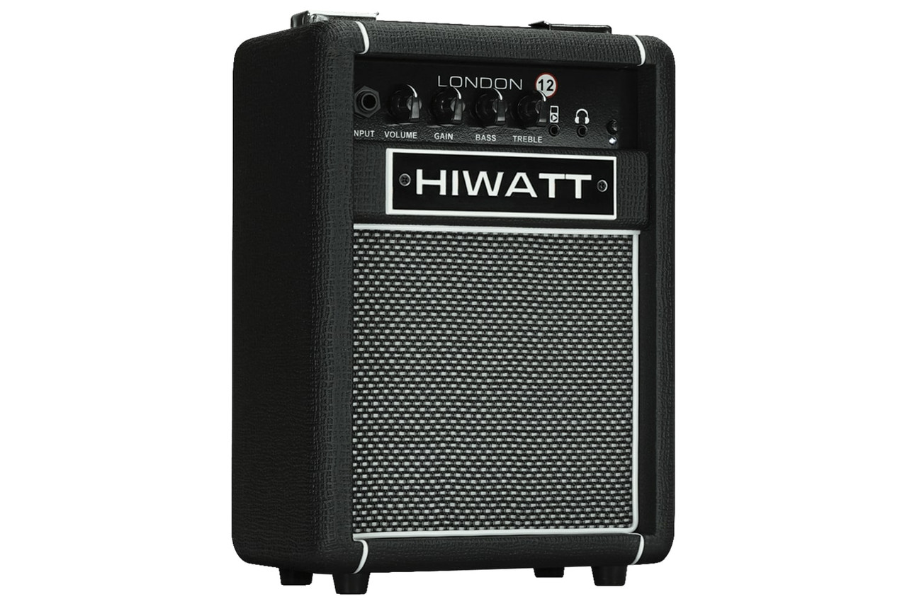 Hiwatt London 12 Combo - 12W Practice Combo w/ Bluetooth. Black (LNDNBTBKC-U)