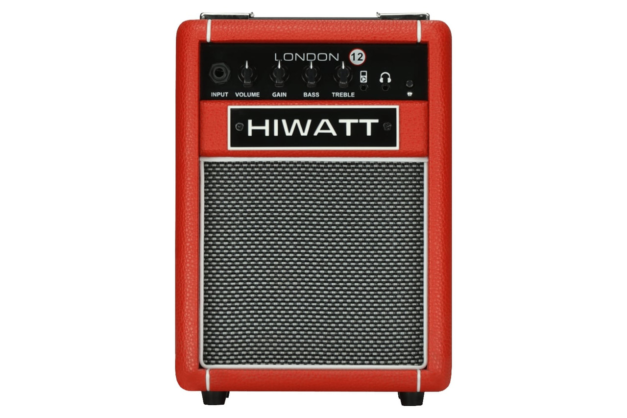 Hiwatt London 12 Combo - 12W Practice Combo w/ Bluetooth. Red (LNDNBTRDC-U)