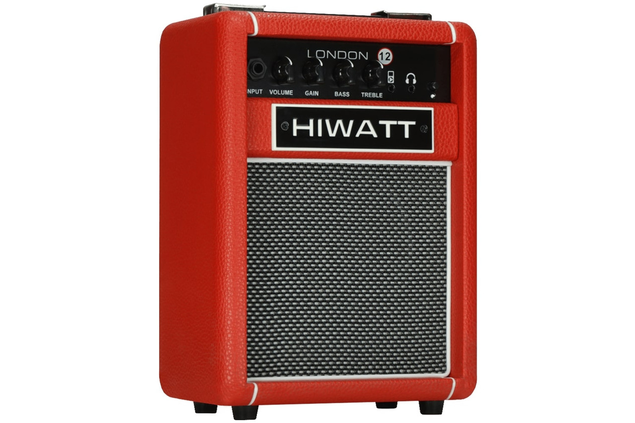 Hiwatt London 12 Combo - 12W Practice Combo w/ Bluetooth. Red (LNDNBTRDC-U) | Musician Madness