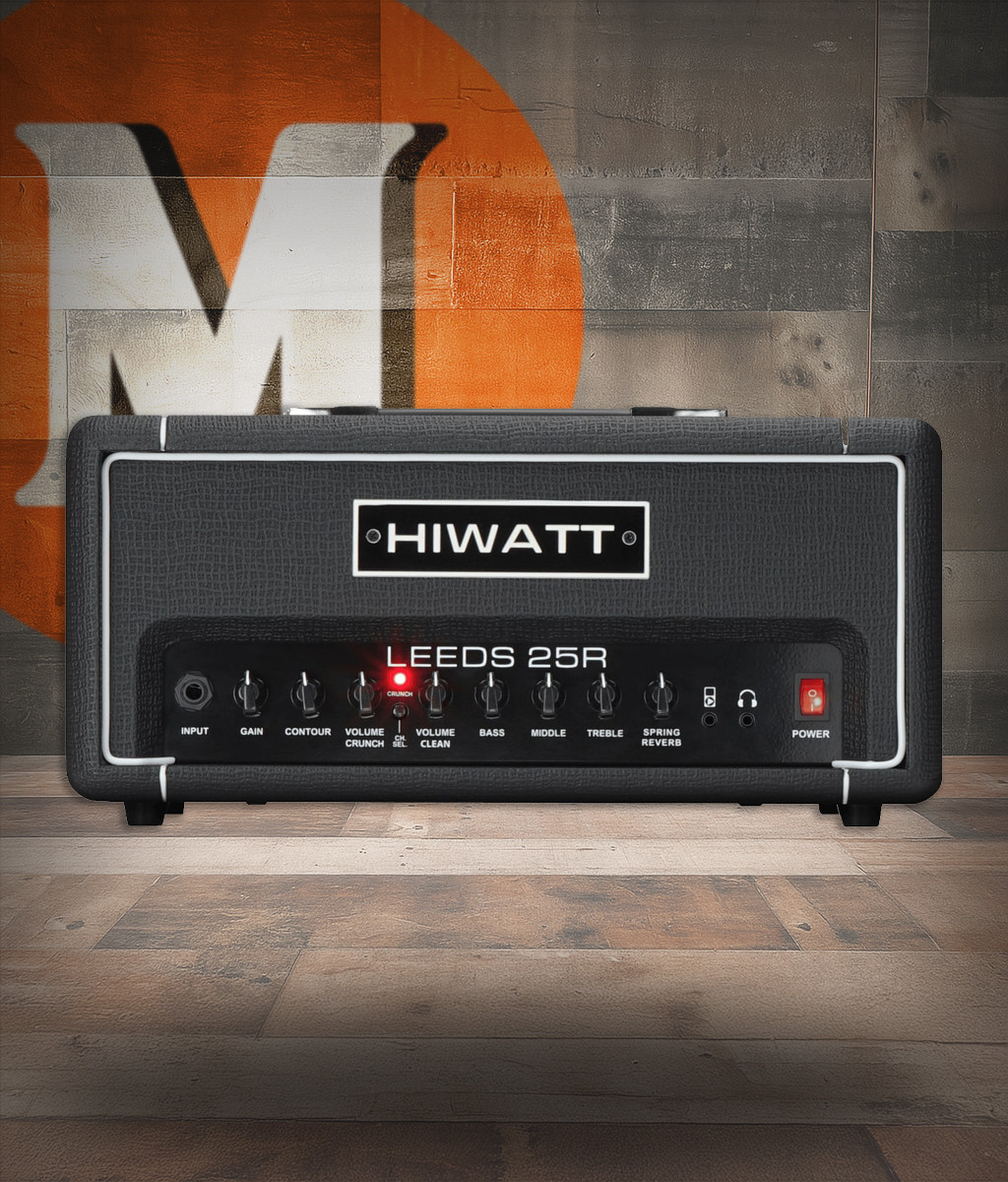 Hiwatt Leeds 25R Head - 25W Practice Head w/ Reverb (LEEDS25RH-U)