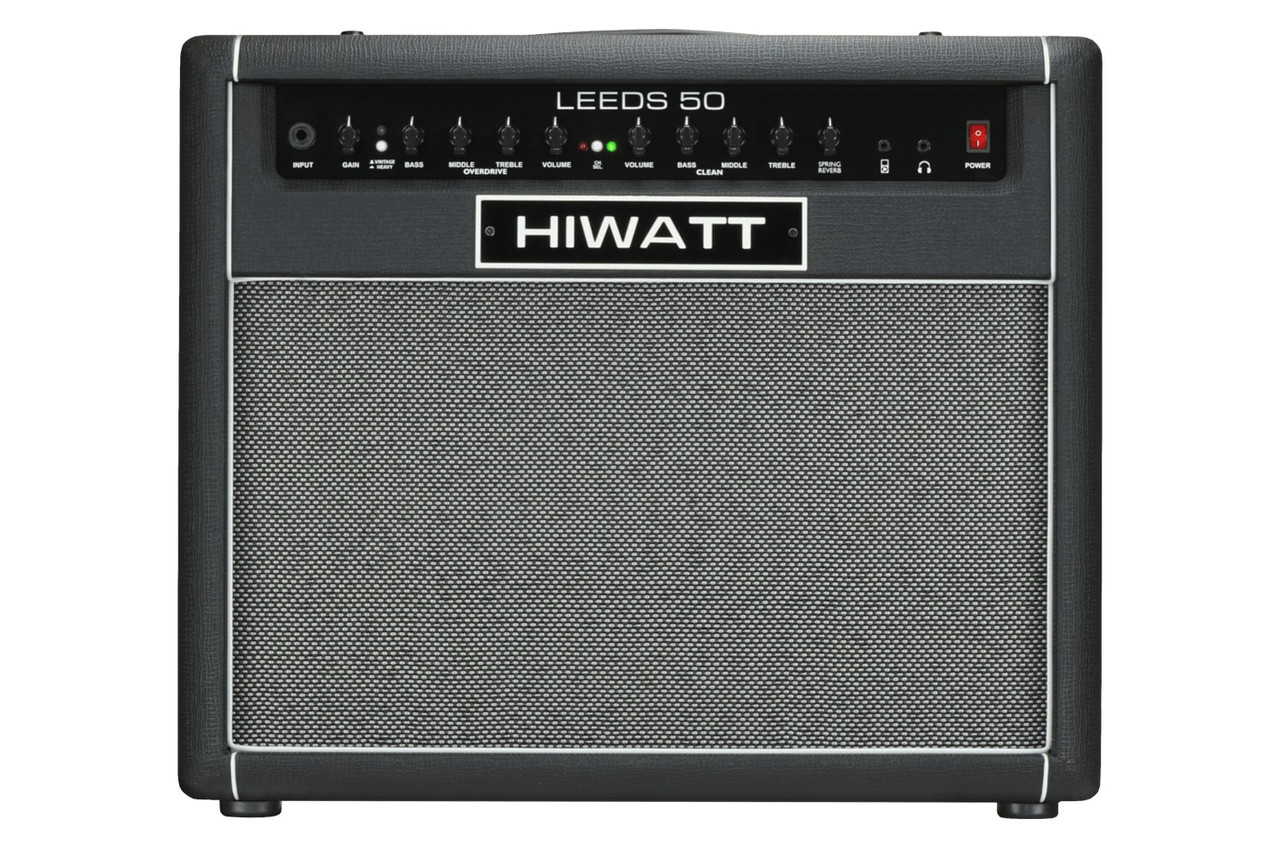 Hiwatt Leeds 50R Combo - 50W 2-Channel Combo w/ Spring Reverb (LEEDS50RC-U)