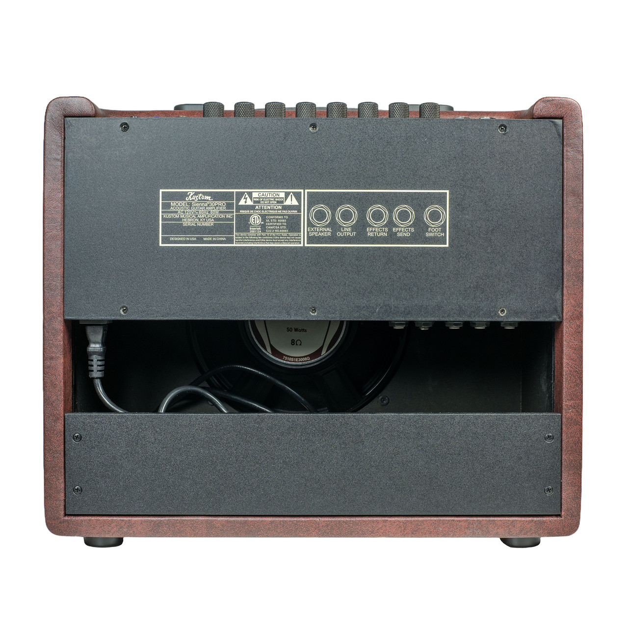 Kustom SIENNA30PRO Sienna Series 30 Watt 1 x 10" Acoustic Guitar Combo Amplifier (SIENNA30PRO-U) | Musician Madness
