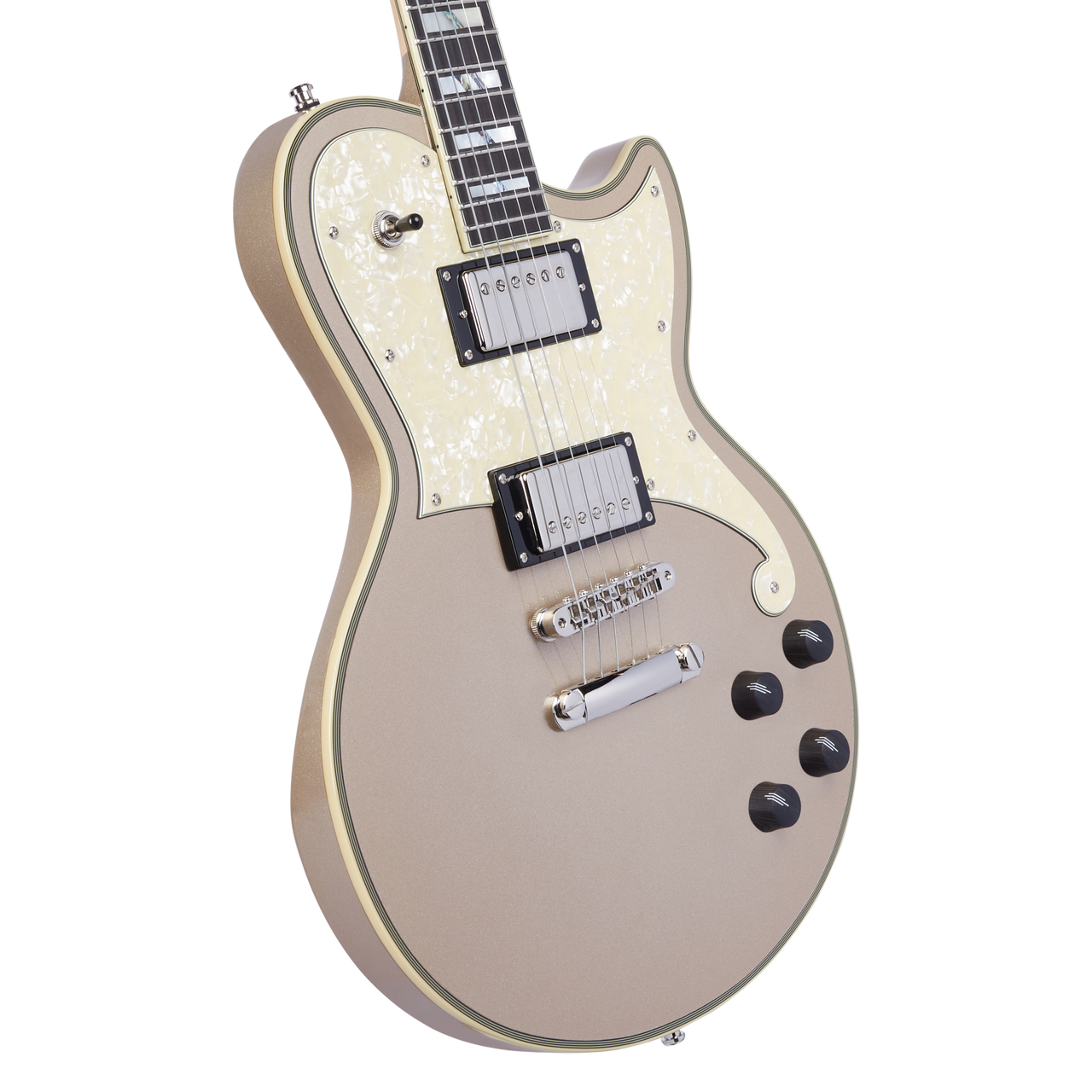 D'Angelico Deluxe Atlantic - Desert Gold (DADATLDSGNS) | Musician Madness