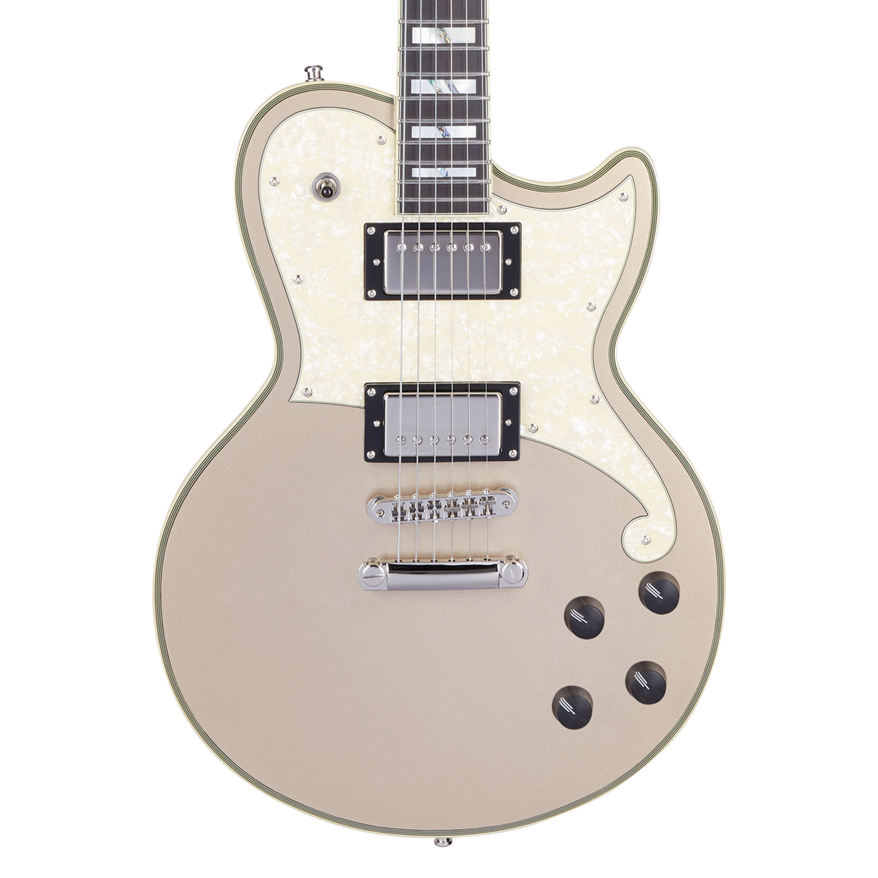 D'Angelico Deluxe Atlantic - Desert Gold (DADATLDSGNS) | Musician Madness