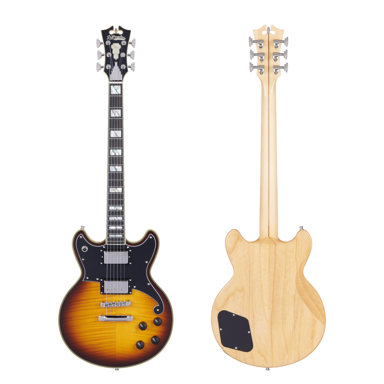 D'Angelico Deluxe Brighton - Vintage Sunburst (DADBRIVSBNS)